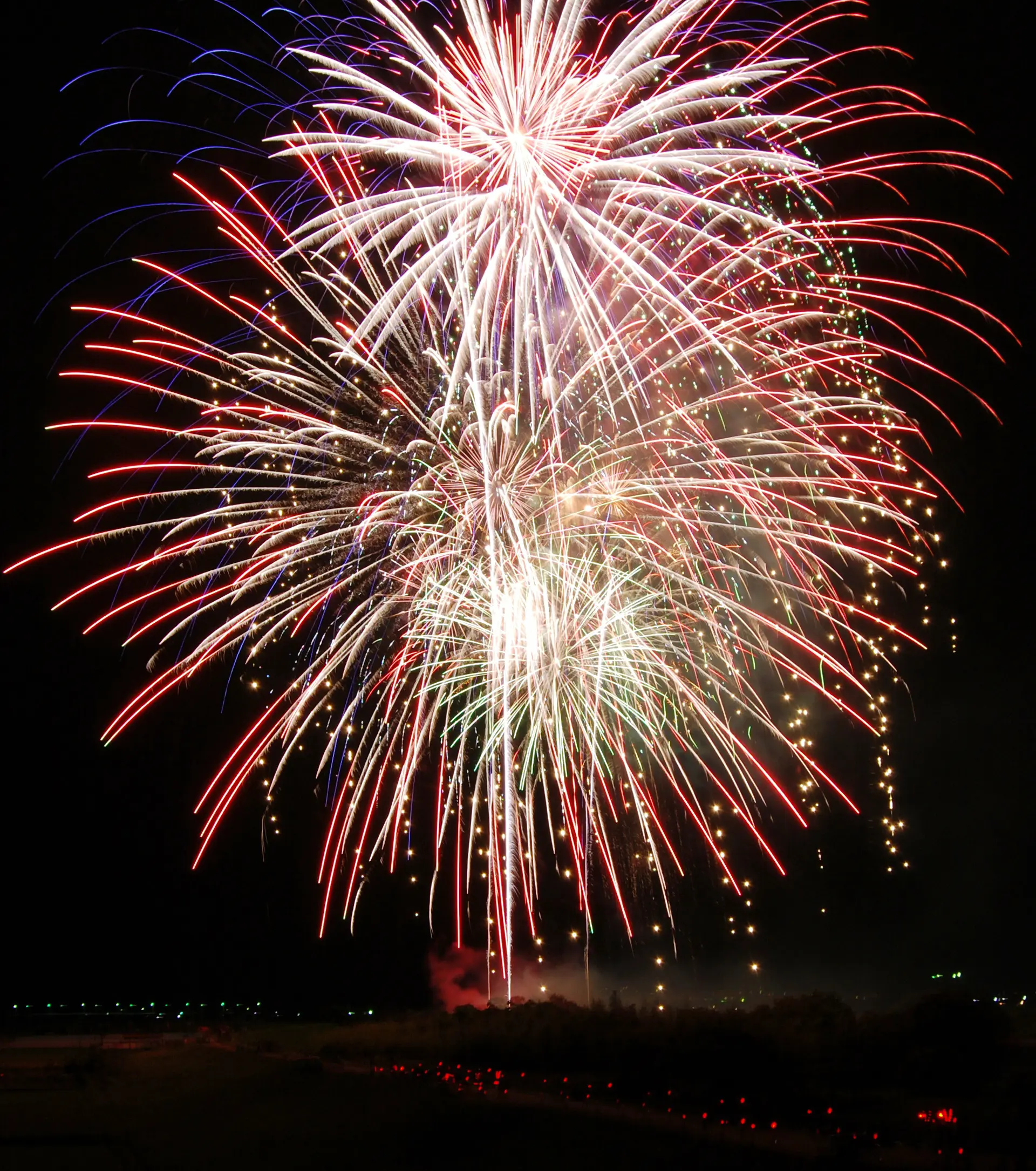 揖斐川祭感恩煙火