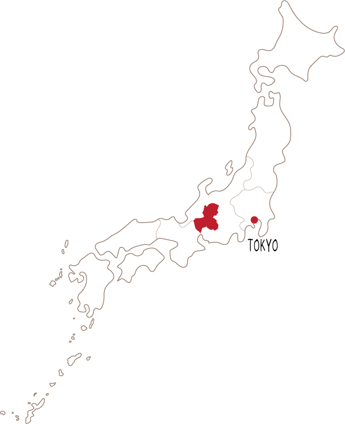 posizione della prefettura di Gifu sulla mappa giapponese