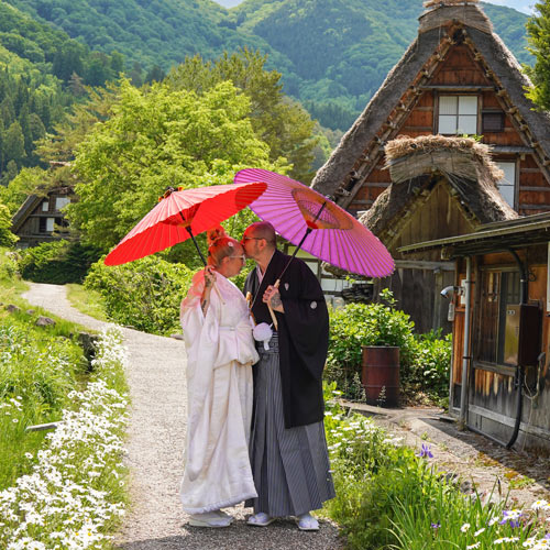 Servizio fotografico matrimonio a Gifu, Giappone - La Pina